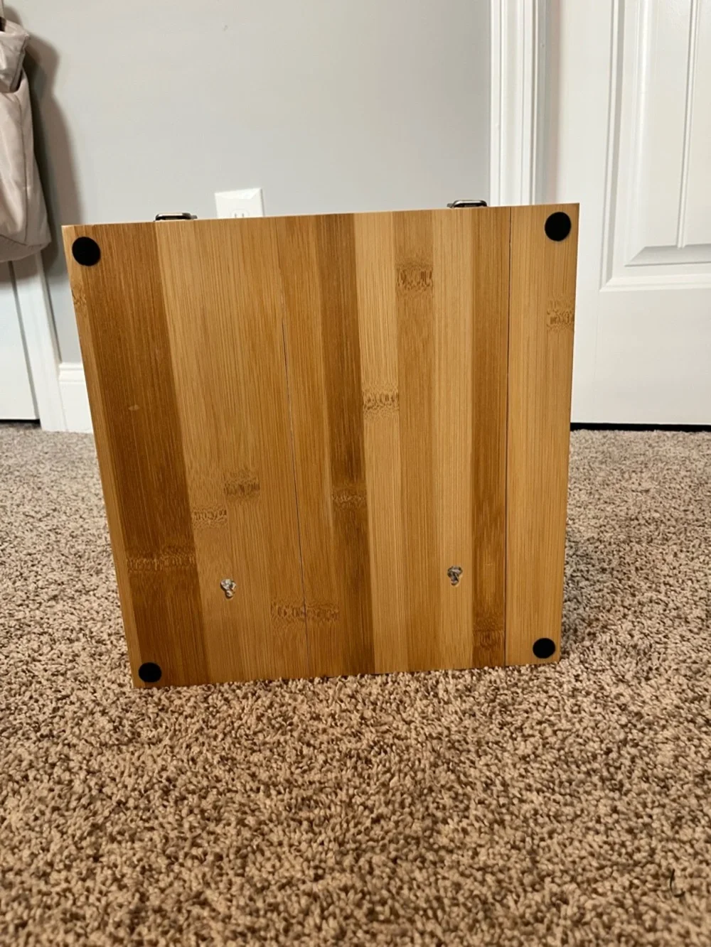 Bamboo Box Bag Organizer